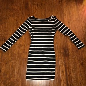 Long Sleeve Dress Stripe